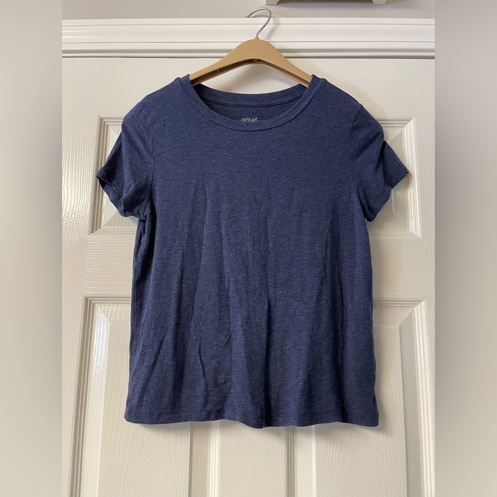 Aerie navy baby tee